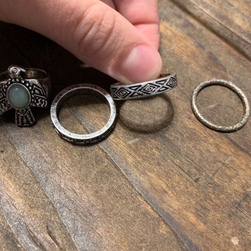 Silver Ring Set - Picture 3 of 4